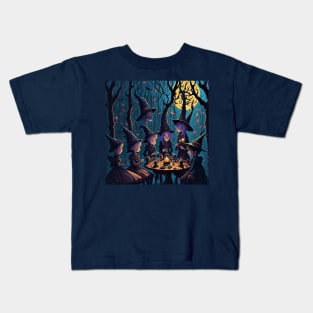 witch gathering halloween 2023 Kids T-Shirt